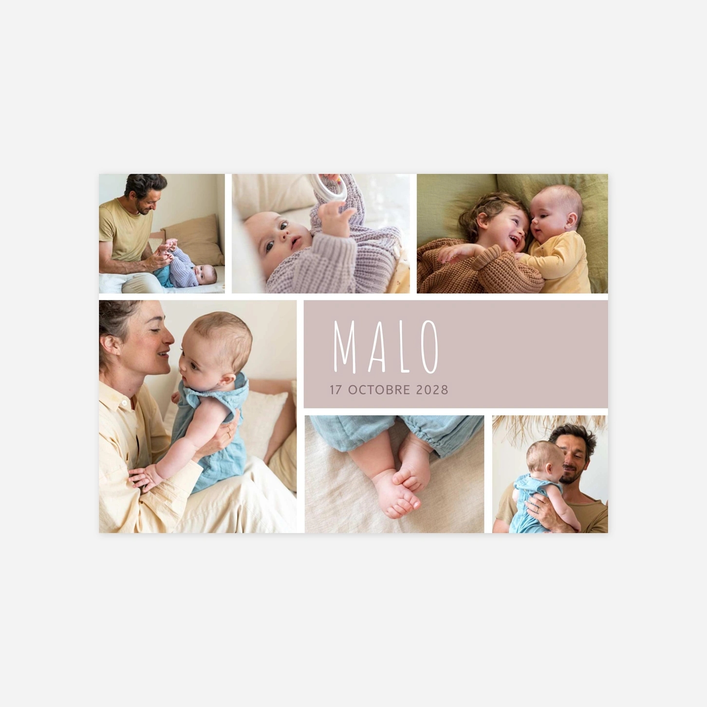 Faire-part naissance Rayon