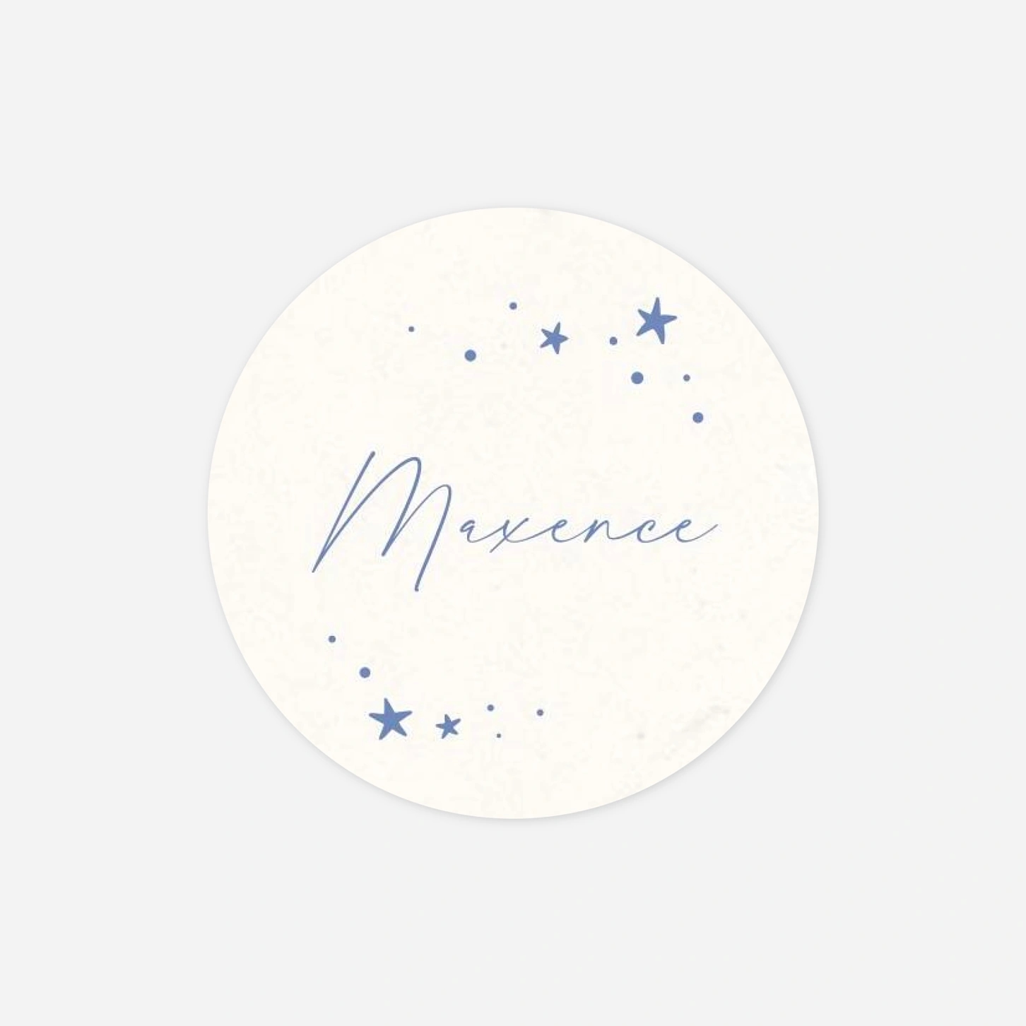 Stickers naissance Rêve bleu