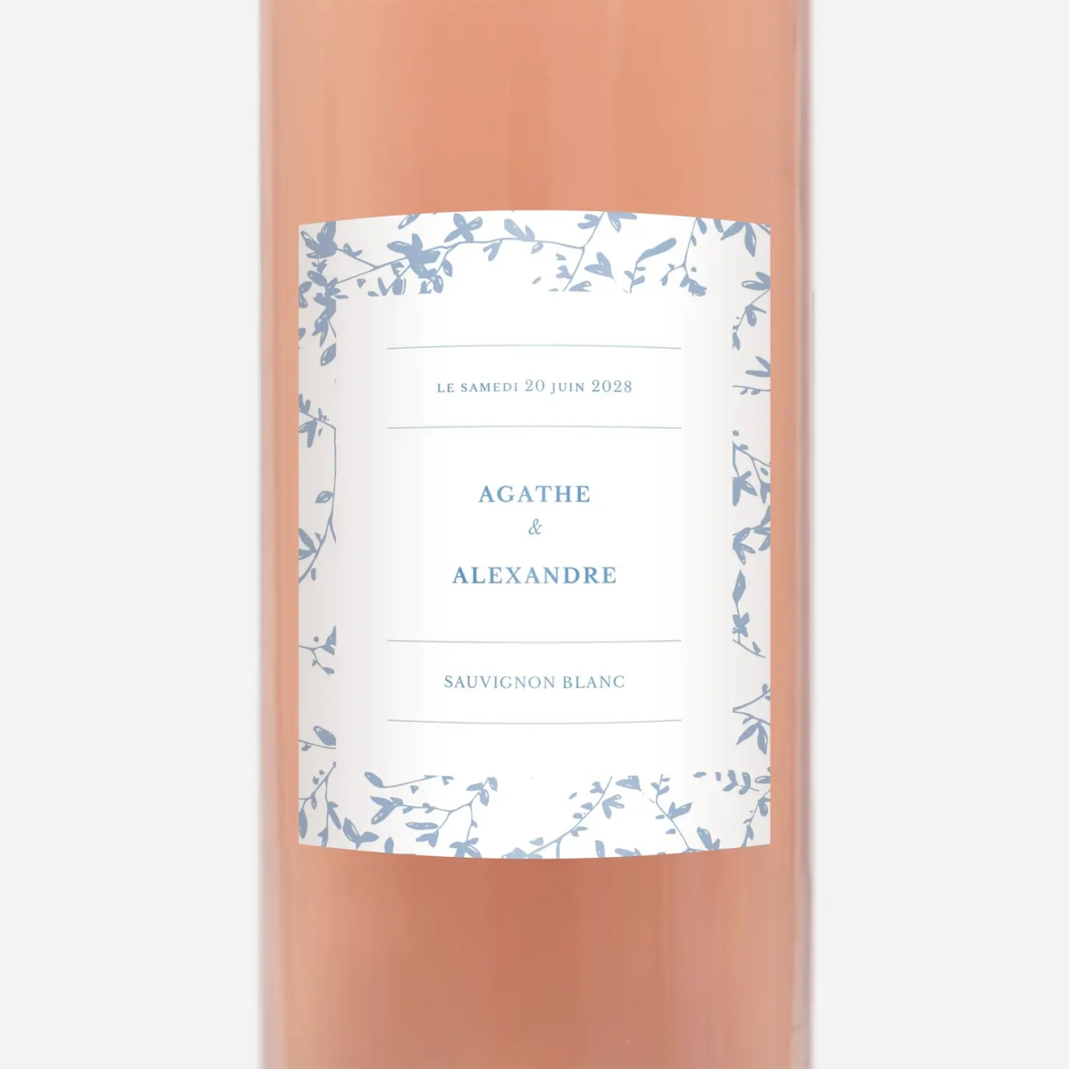 Étiquette bouteille Reflets dans l'eau