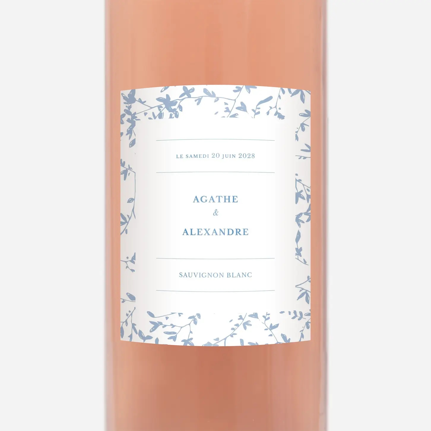 Étiquette bouteille Reflets dans l'eau