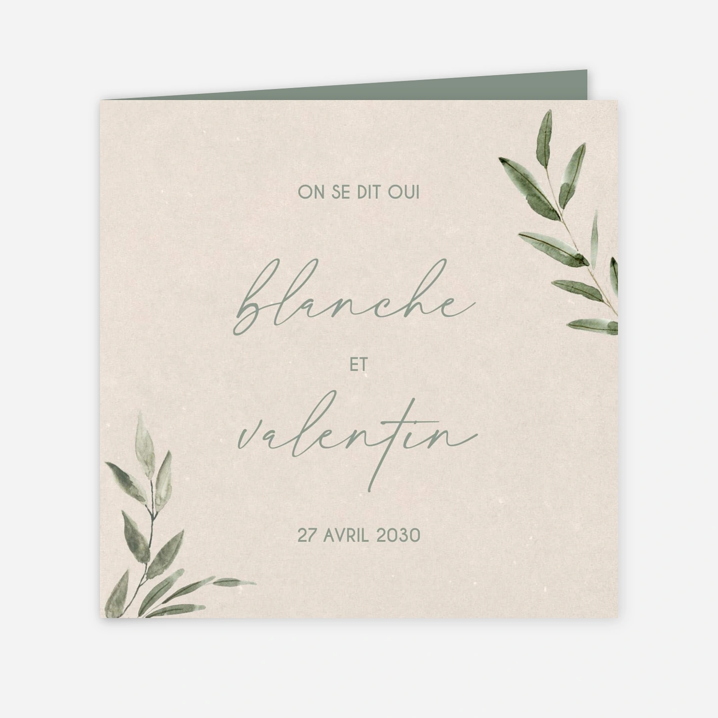 Faire-part mariage Rêve de Nature