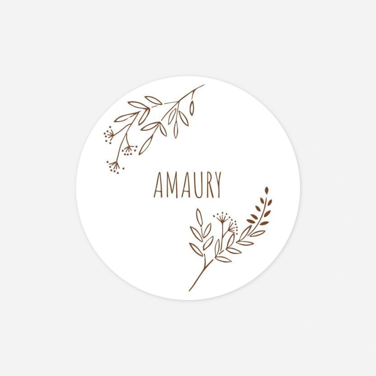 Stickers naissance Ronde des prés