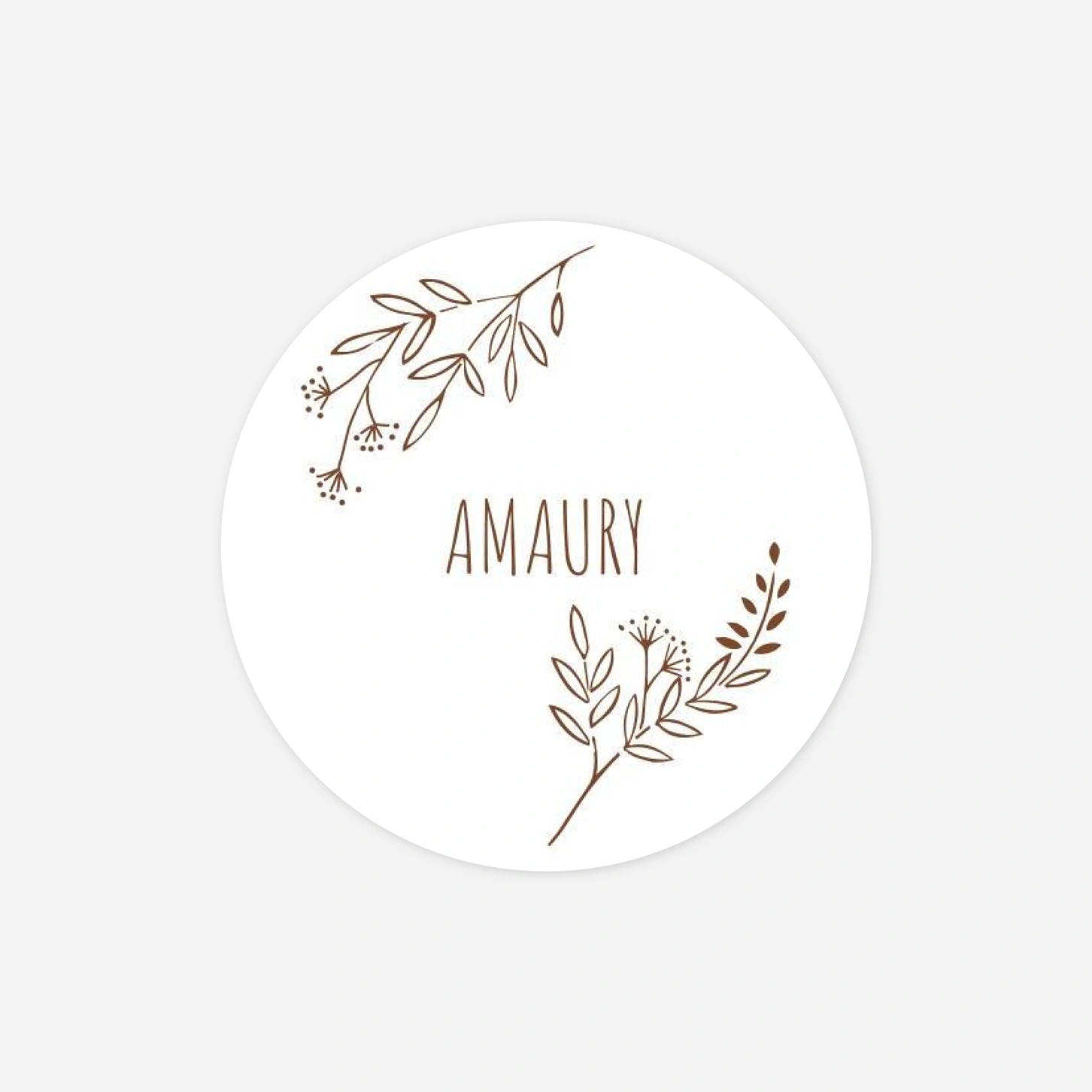 Stickers naissance Ronde des prés