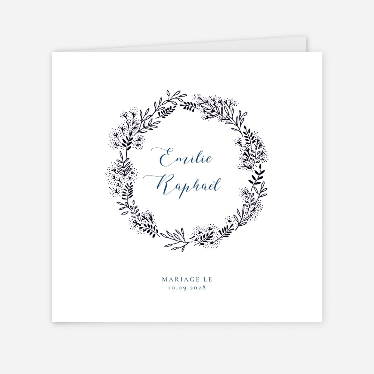 Faire-part mariage Ronde des prés