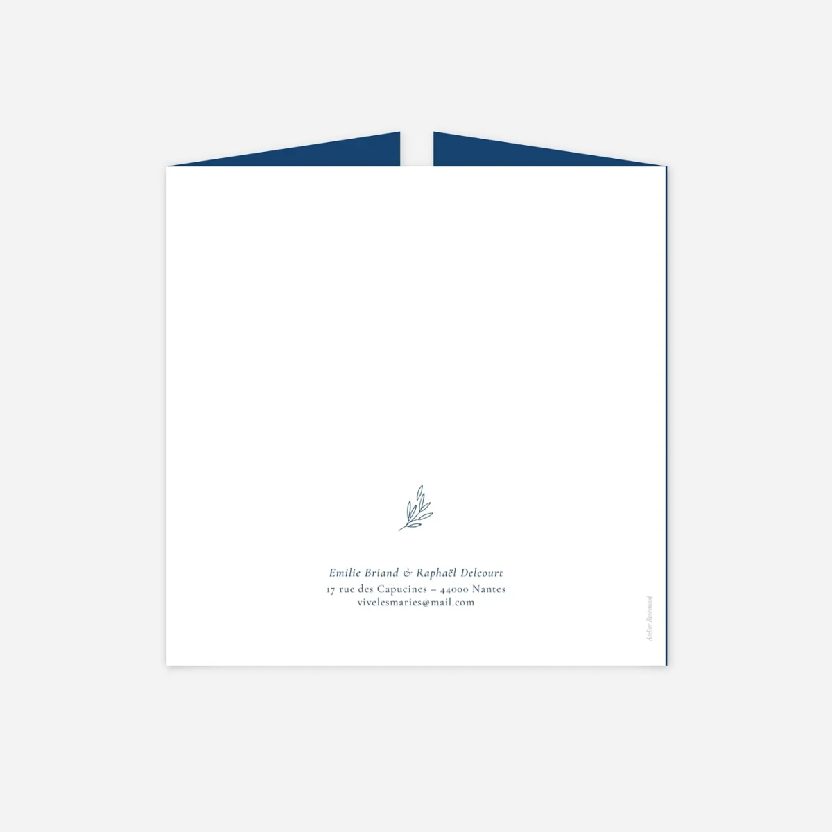 Faire-part mariage Ronde des prés