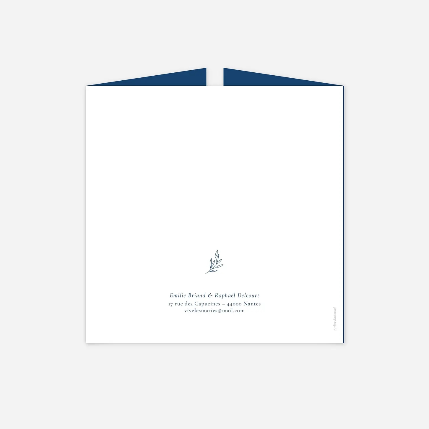 Faire-part mariage Ronde des prés