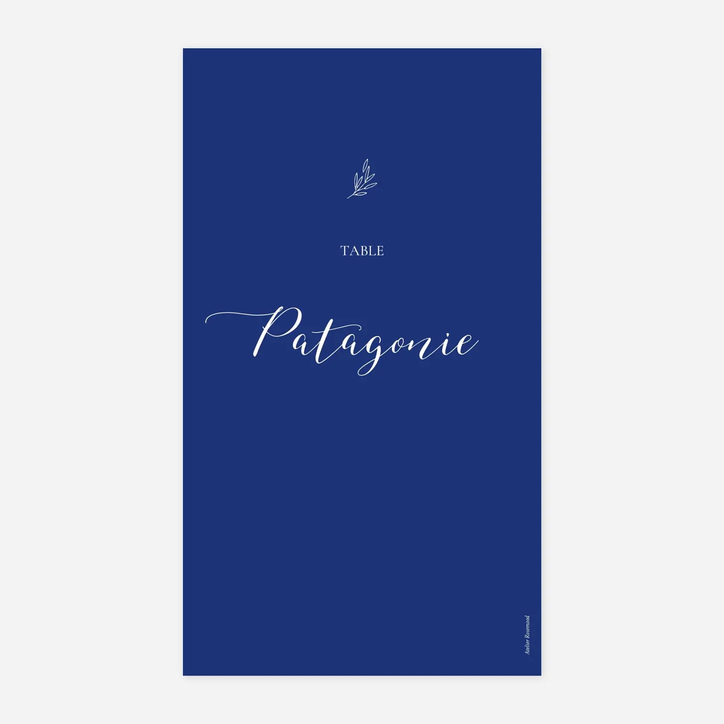 Marque-table mariage Ronde des prés