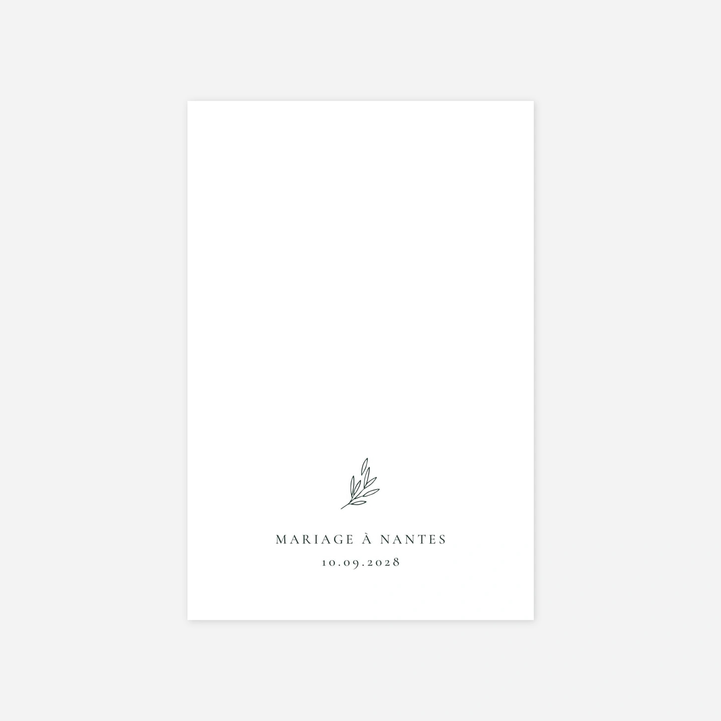 Carton d'invitation Ronde des prés