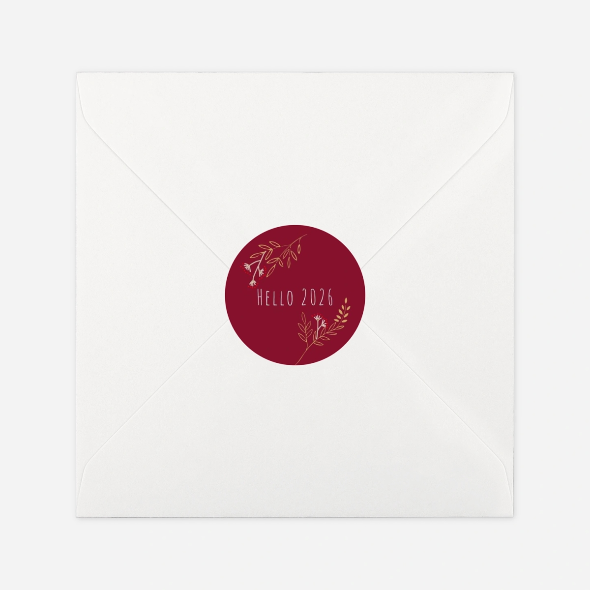 Étiquette cadeau Noël Ronde des prés