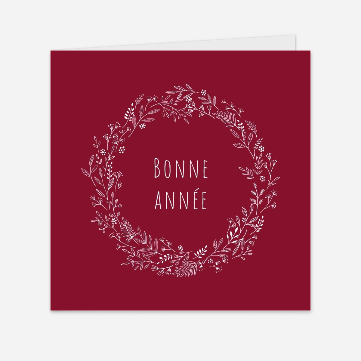 Carte de voeux Ronde des prés