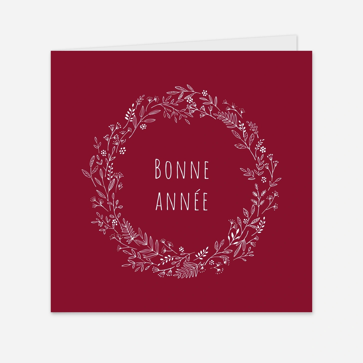 Carte de voeux Ronde des prés