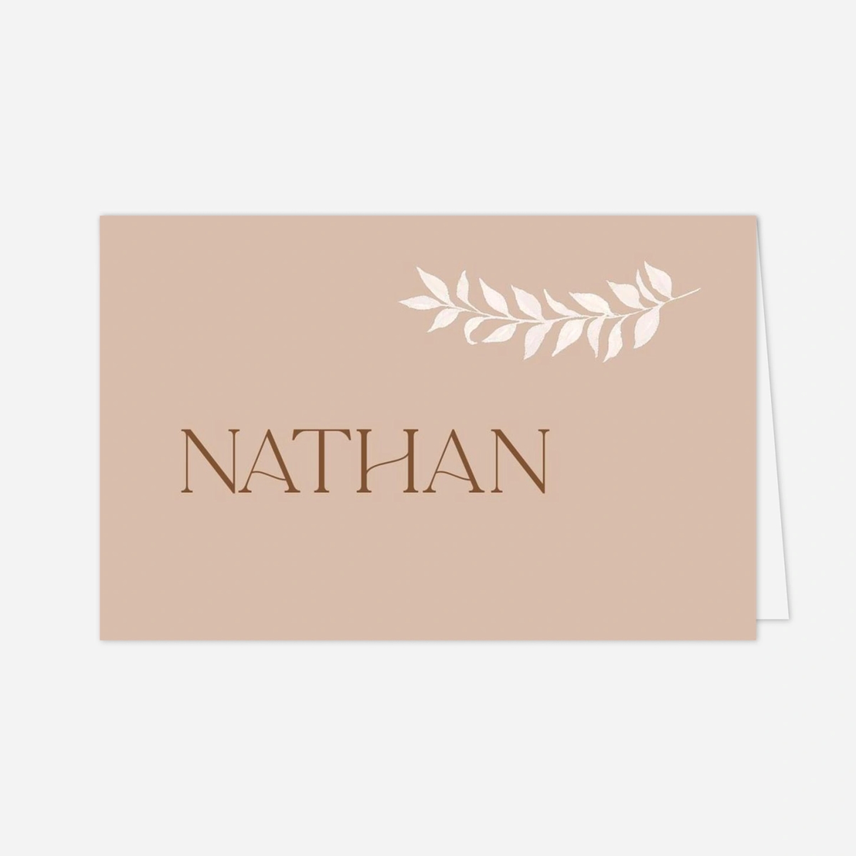 Marque-place mariage Douce lueur