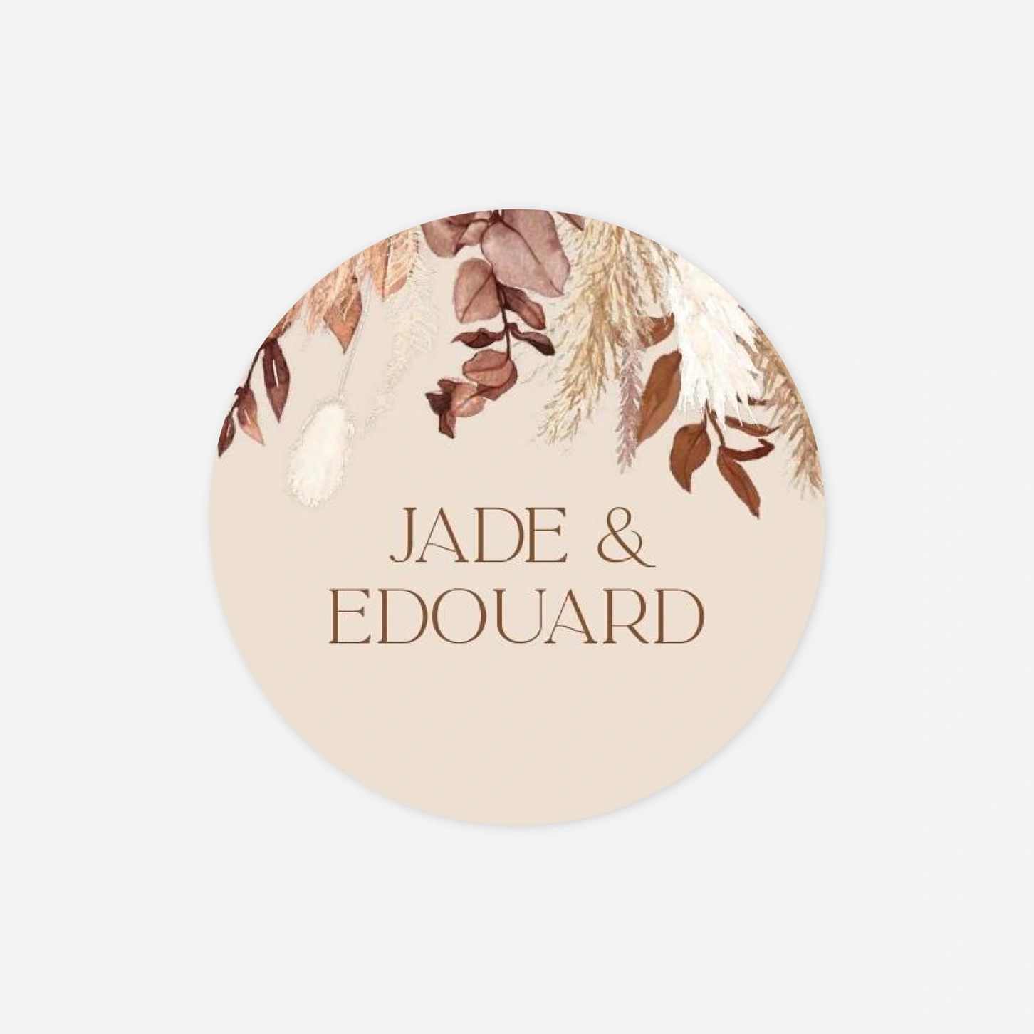 Stickers mariage Douce lueur