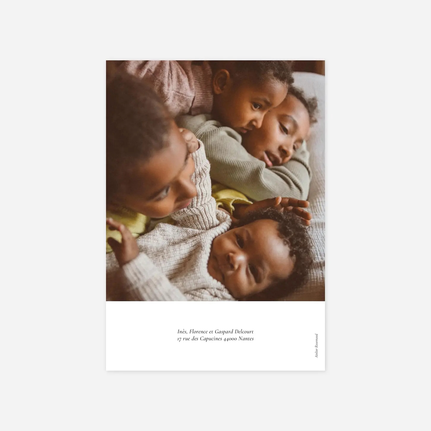 Carte de voeux Réveillon