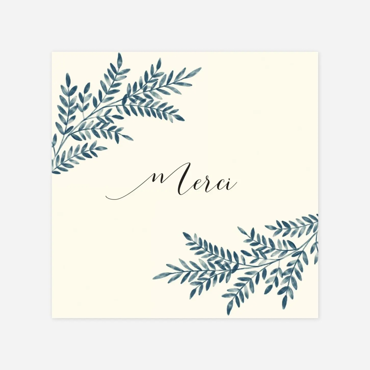 Carte remerciement naissance Ritournelle