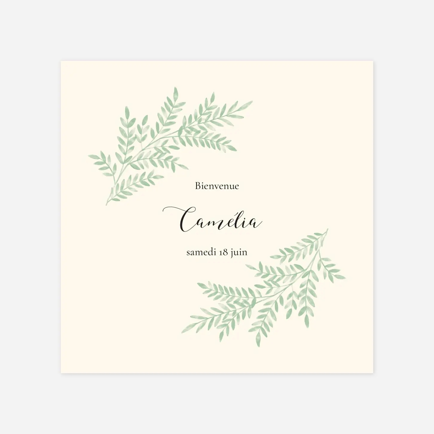 Faire-part naissance Ritournelle