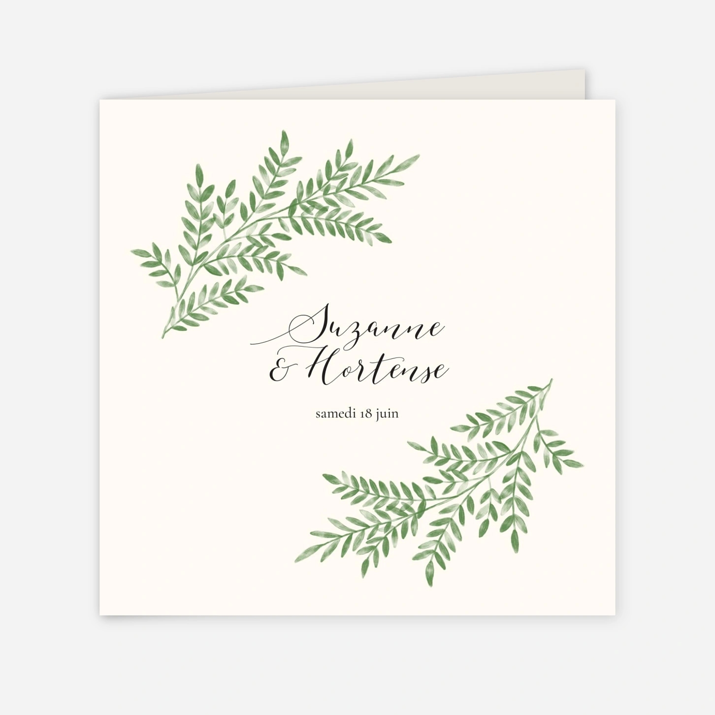 Faire-part mariage Ritournelle