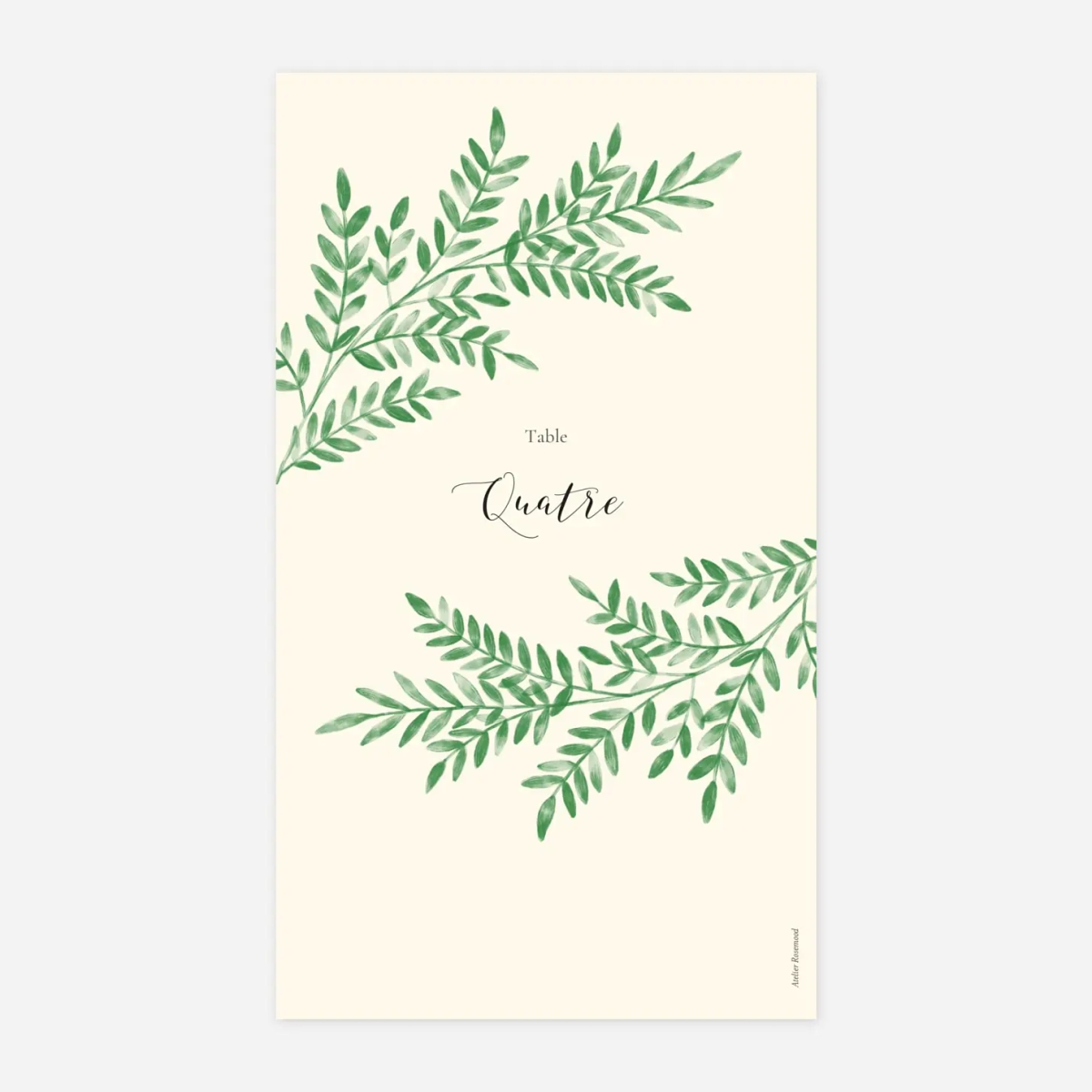 Marque-table mariage Ritournelle