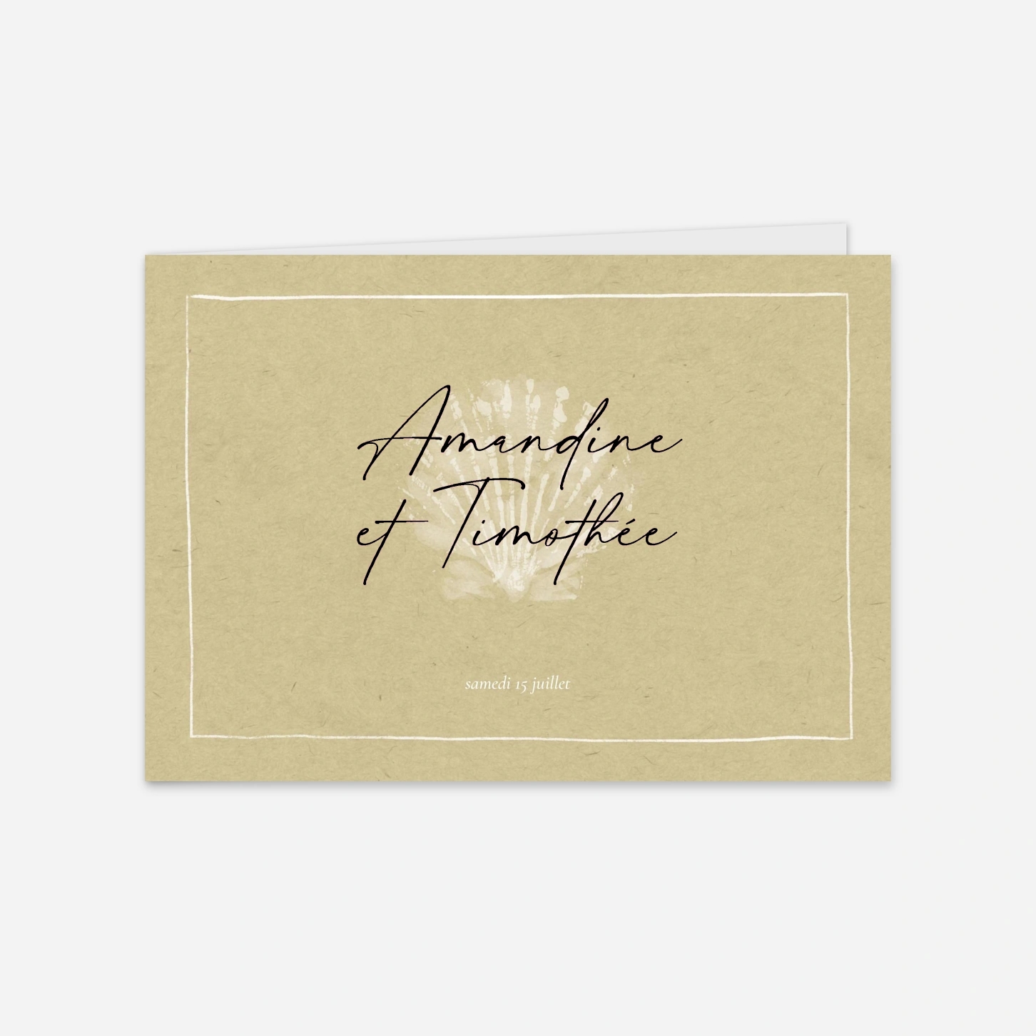 Faire-part mariage Rivages