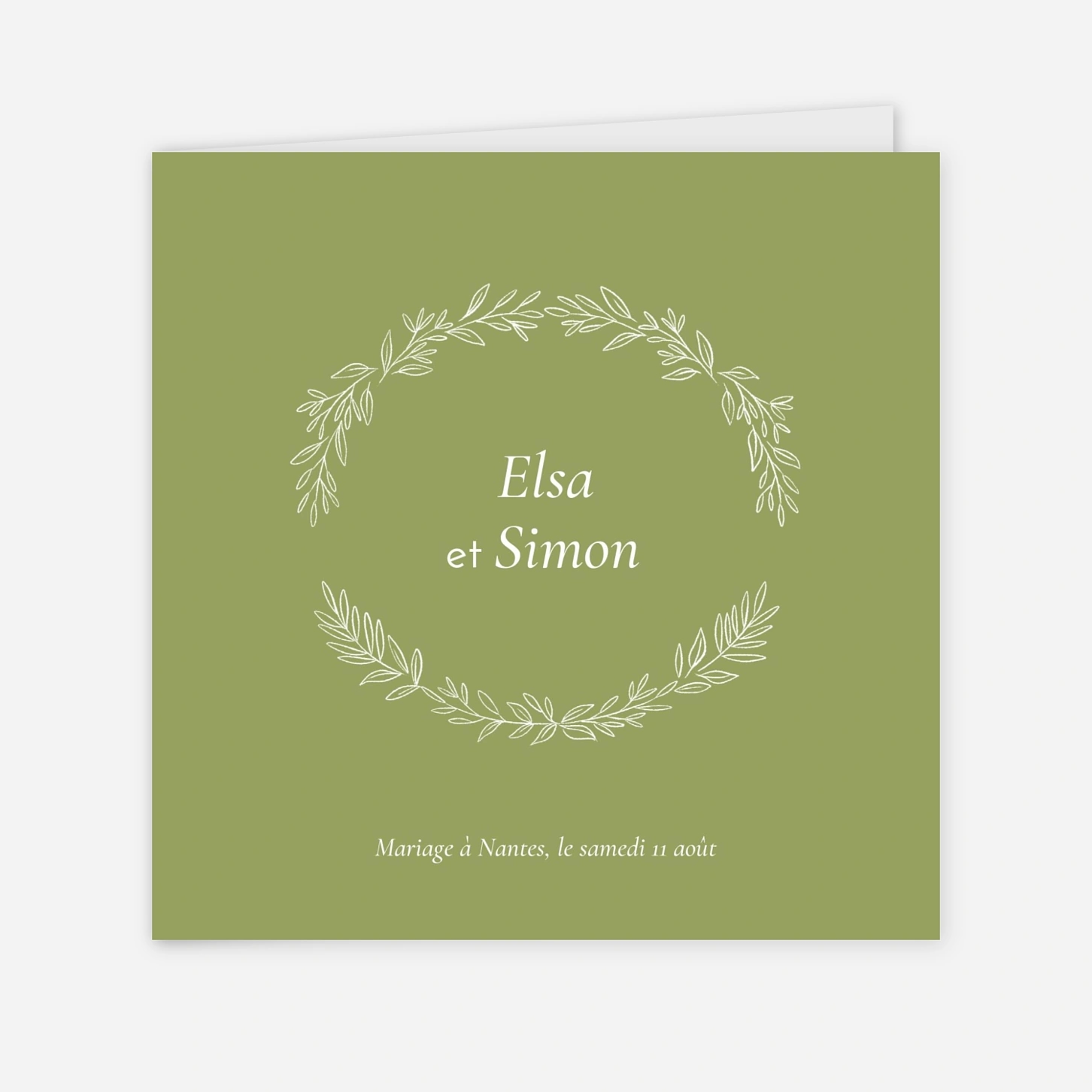 Faire-part mariage Romantique