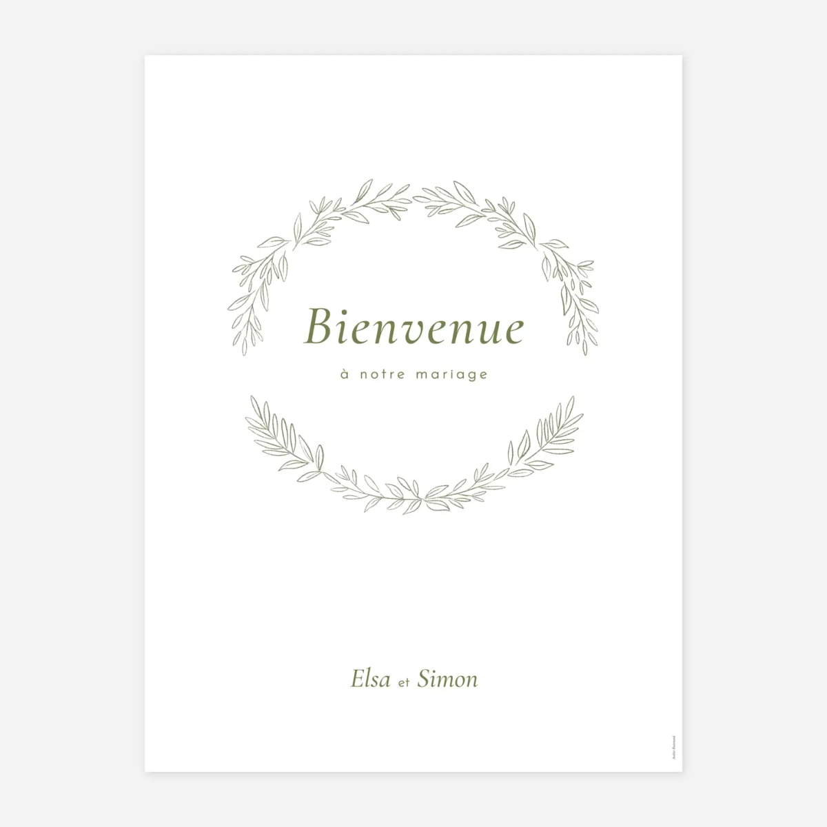 Panneau mariage Romantique