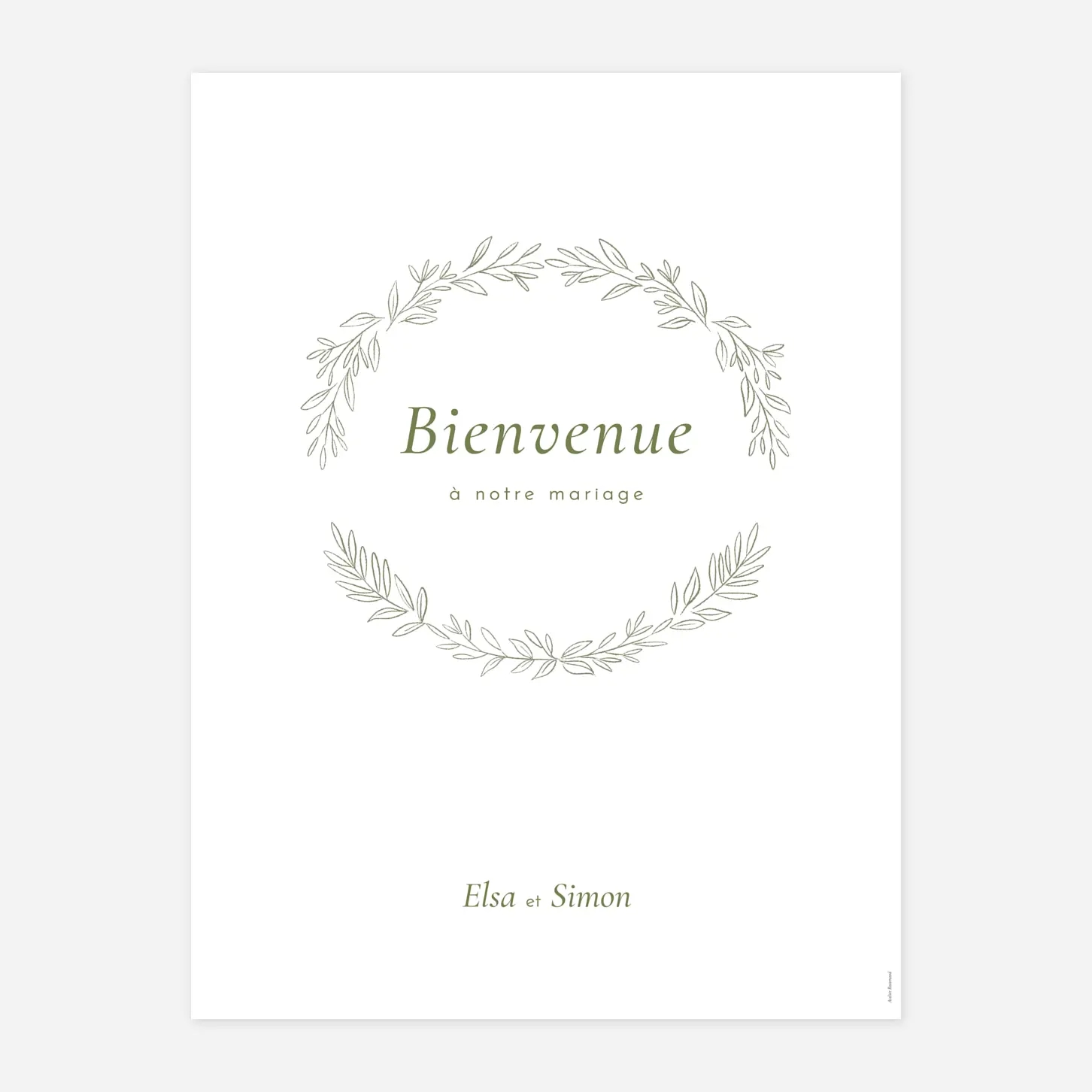 Panneau mariage Romantique