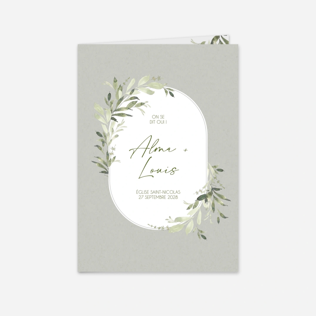 Faire-part mariage Rêve botanique