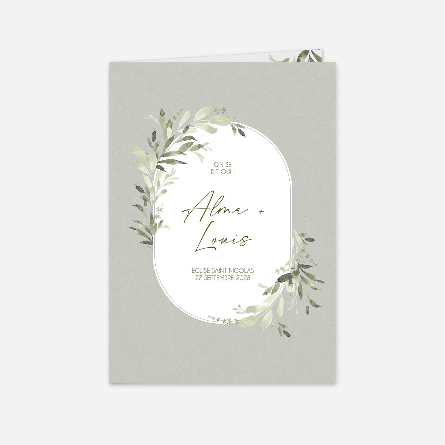 Faire-part mariage Rêve botanique