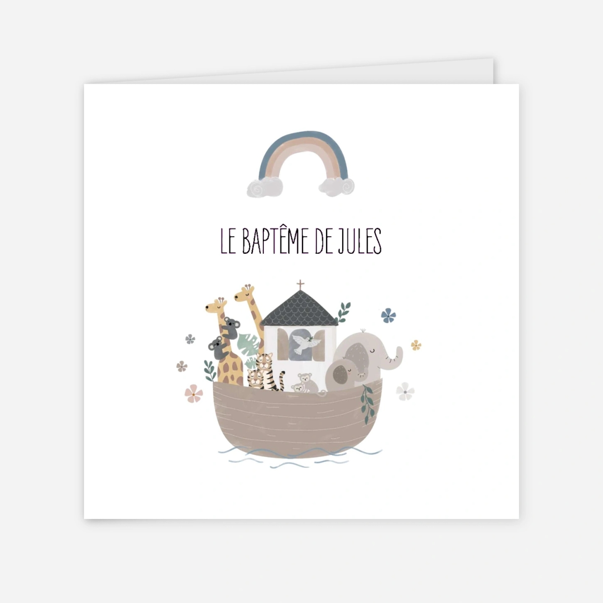 Faire-part baptême Tendre horizon