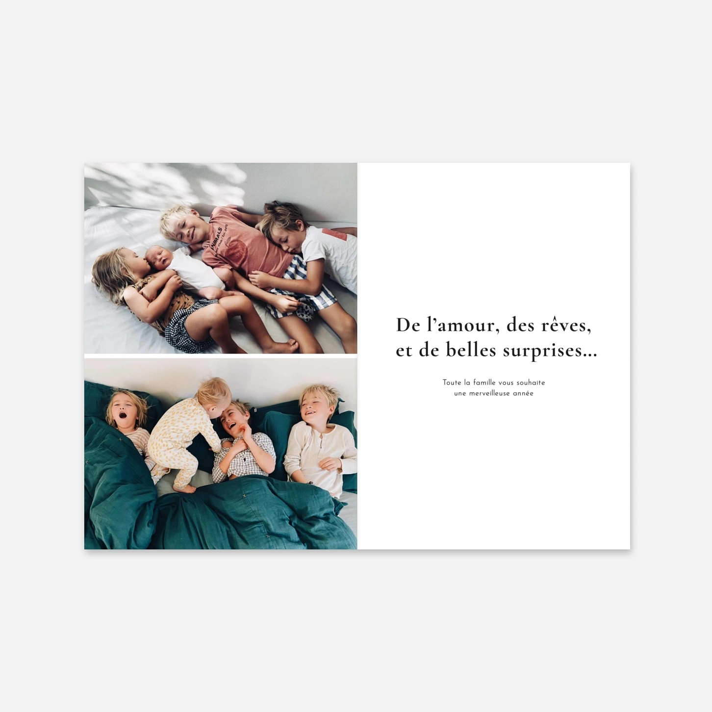 Carte de voeux Beaux Souvenirs