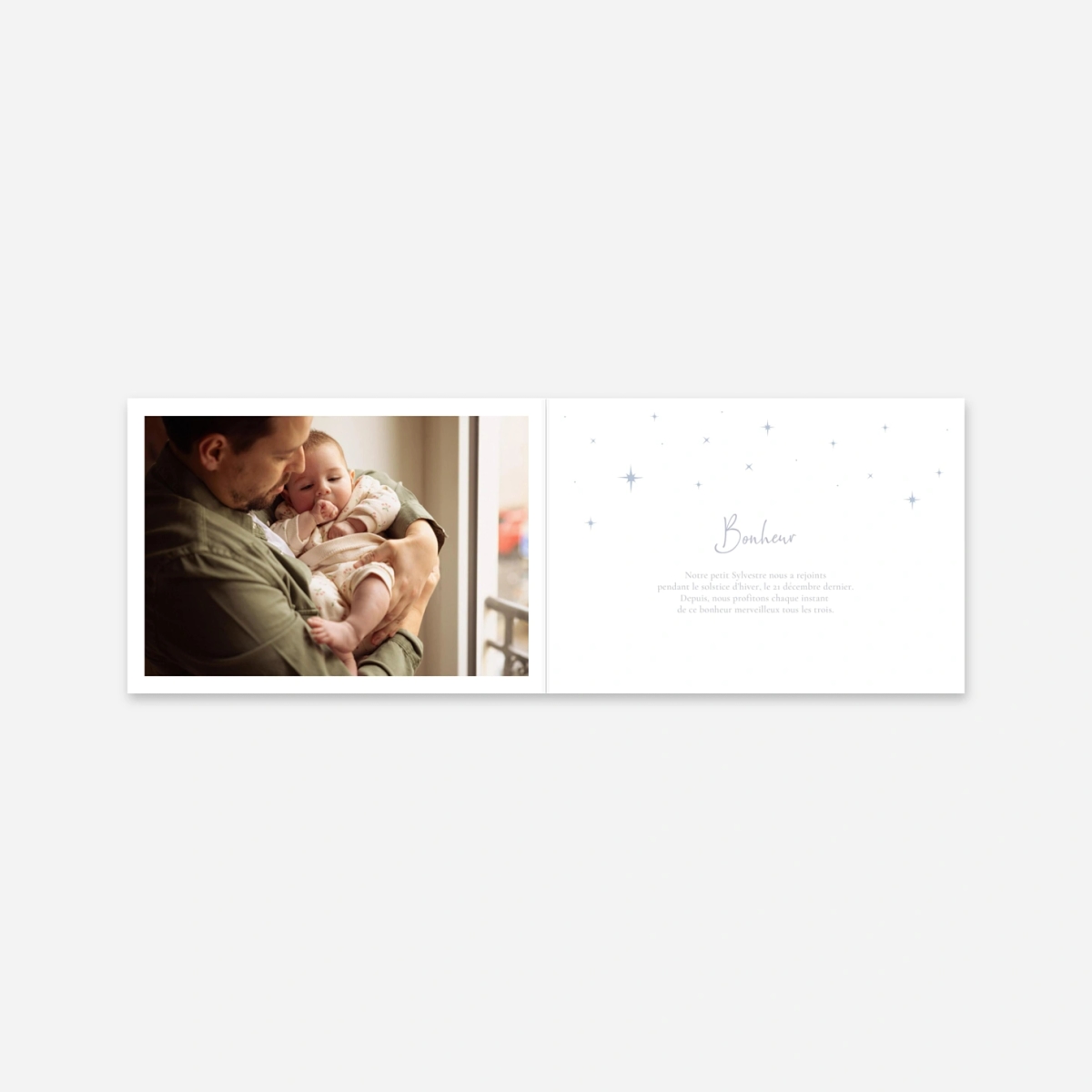 Faire-part naissance Sous les étoiles