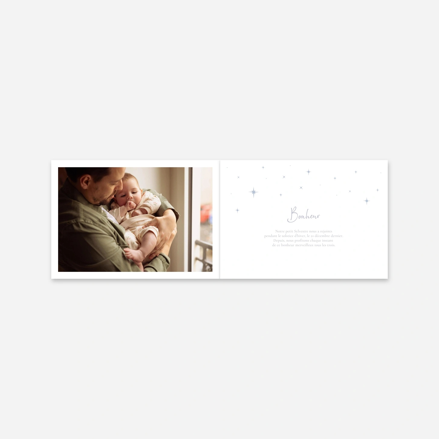 Faire-part naissance Sous les étoiles