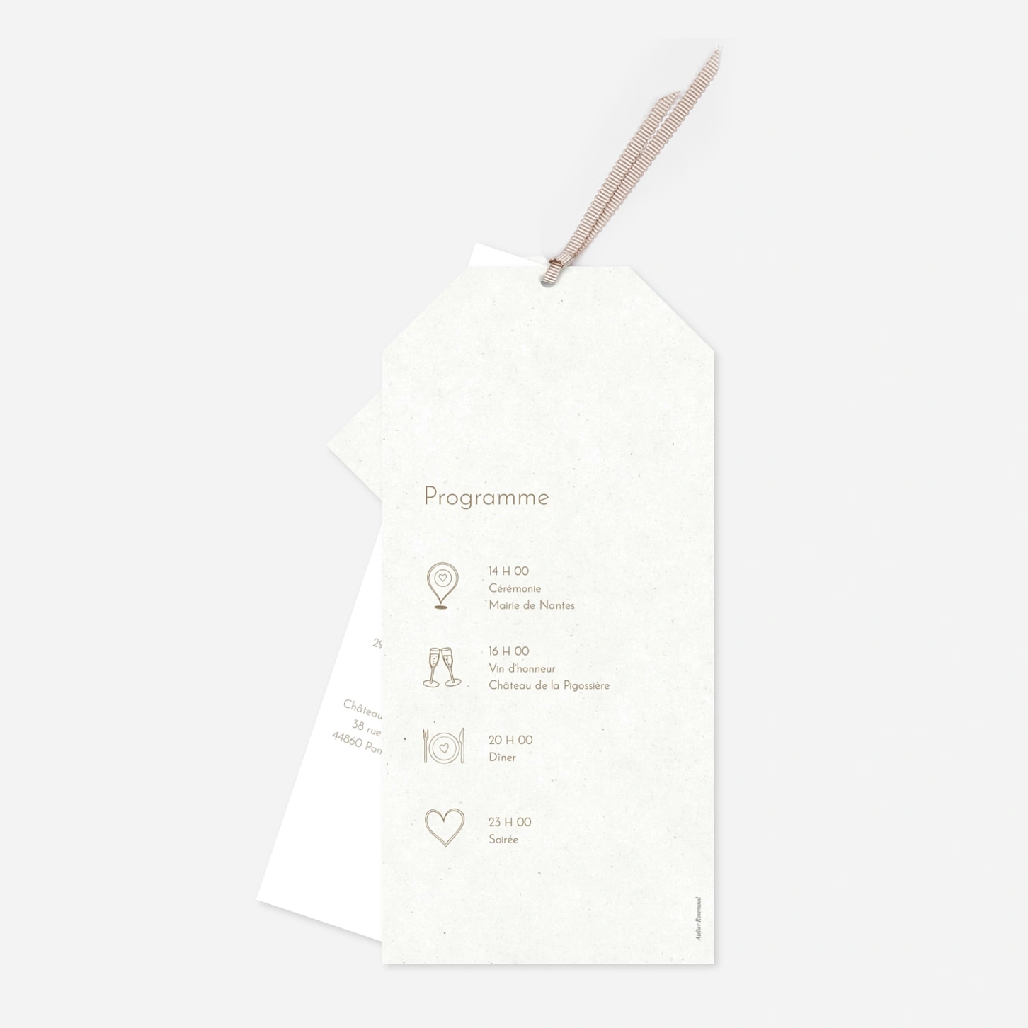 Faire-part mariage Signes d’Amour