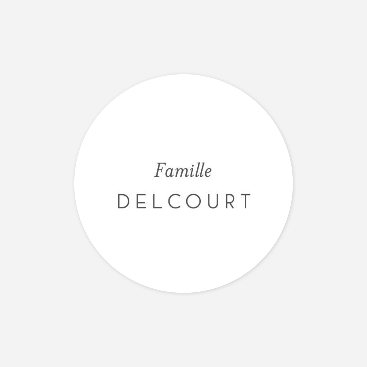 Étiquette cadeau Noël Simplement