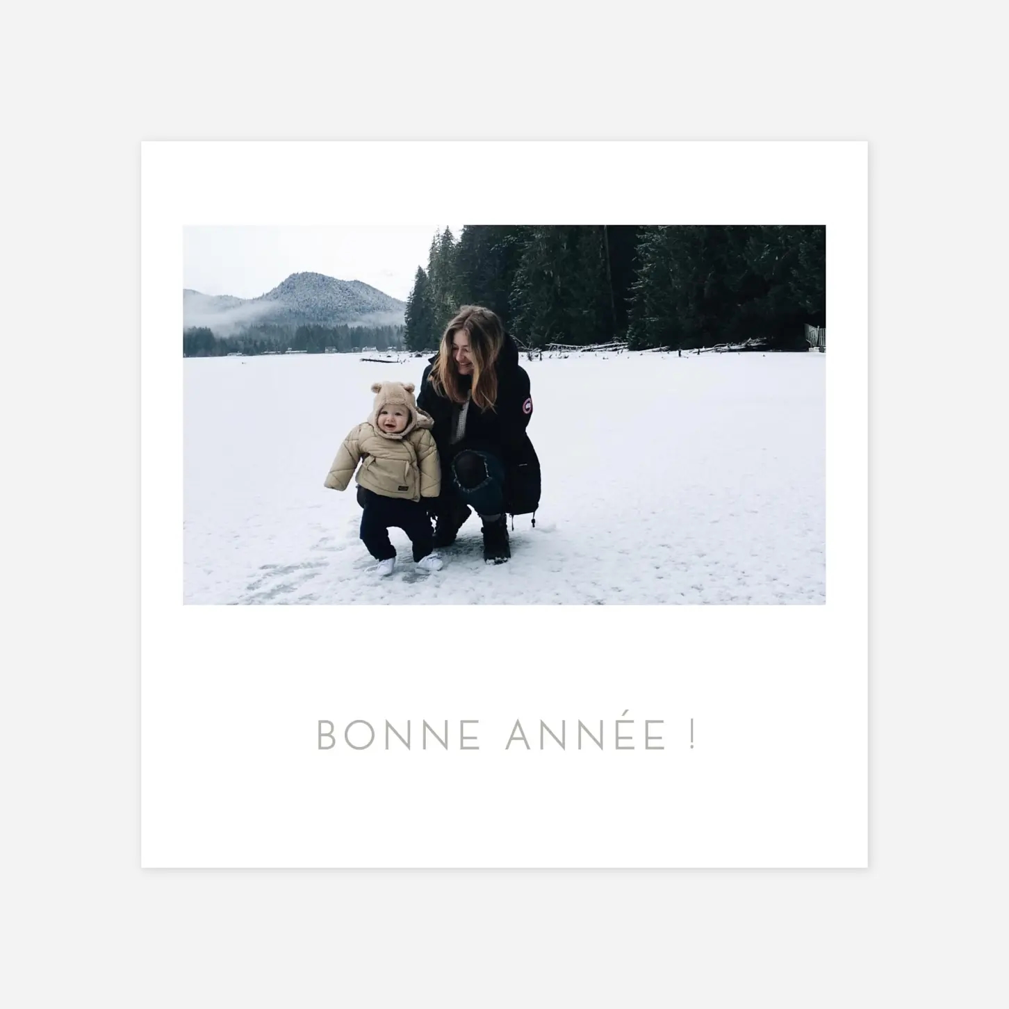 Carte de voeux Simple II