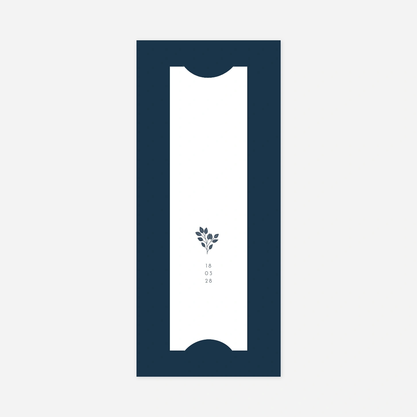 Faire-part naissance Signature végétale