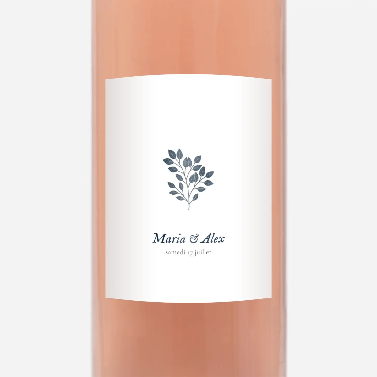 Étiquette bouteille Signature végétale