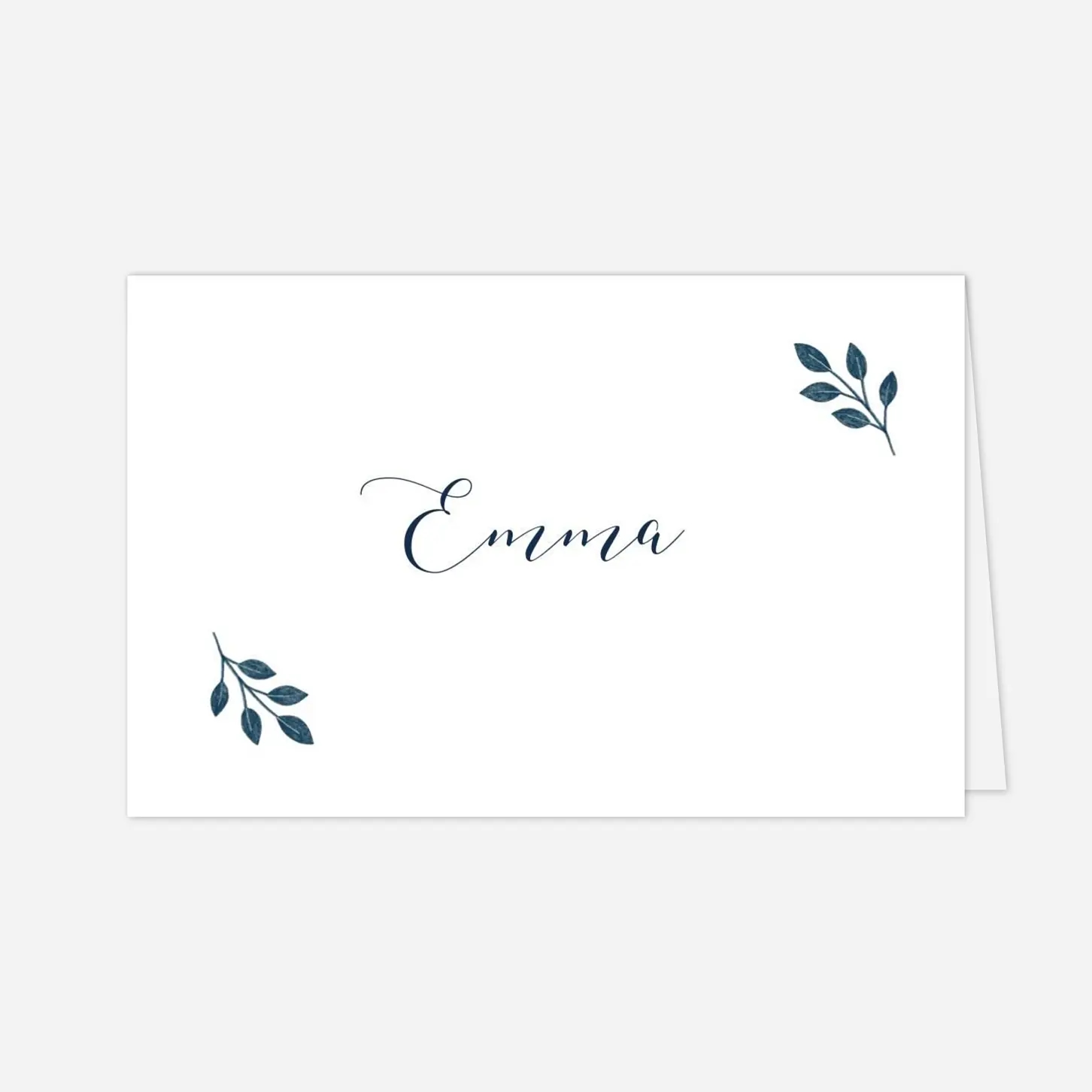 Marque-place mariage Signature végétale