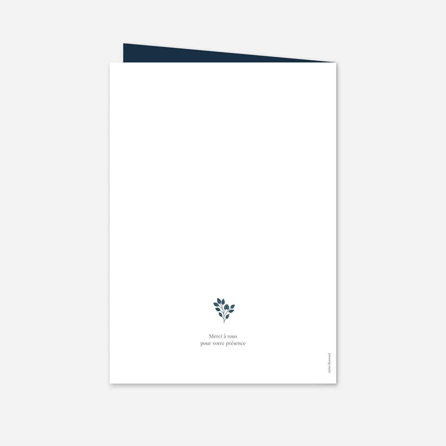 Livret de messe mariage Signature végétale