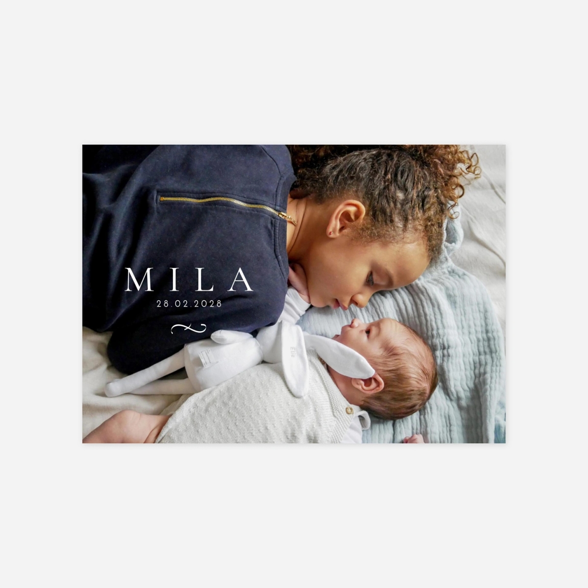 Faire-part naissance Solfège