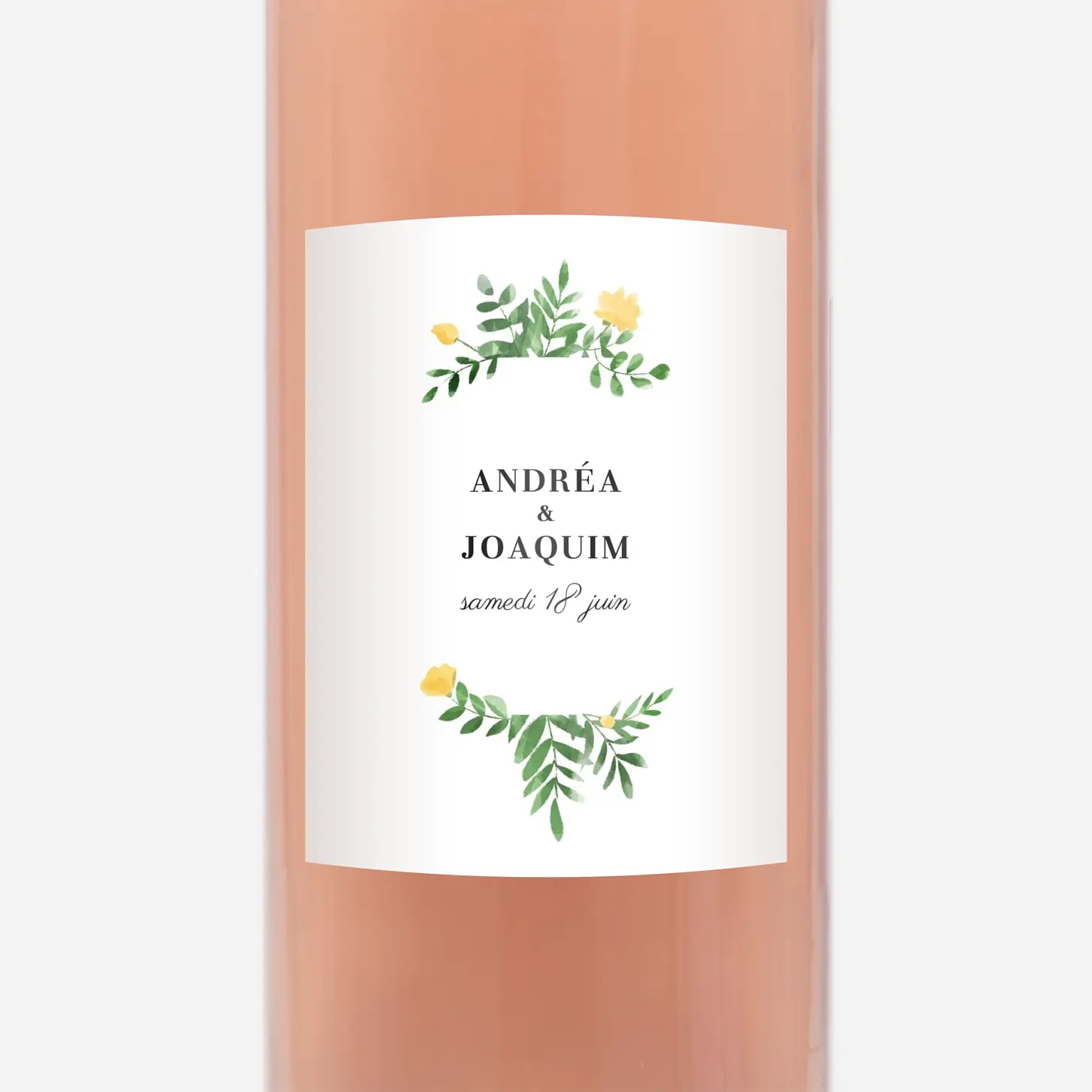 Étiquette bouteille Sous la pergola