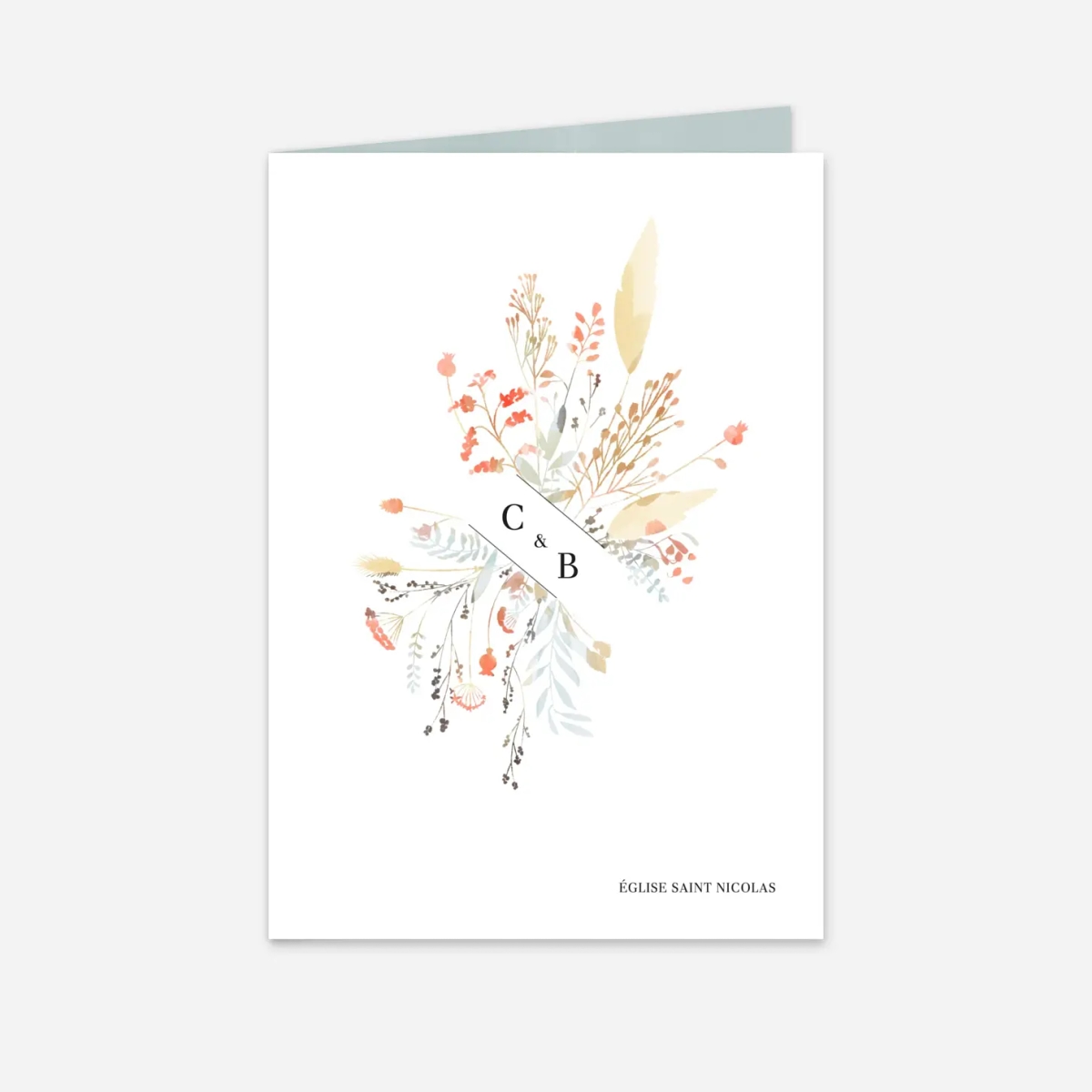 Livret de messe mariage Solstice d'été