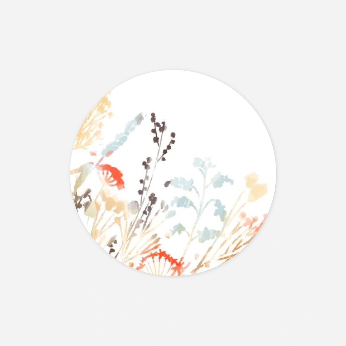 Stickers pour enveloppes baptême Solstice d'été