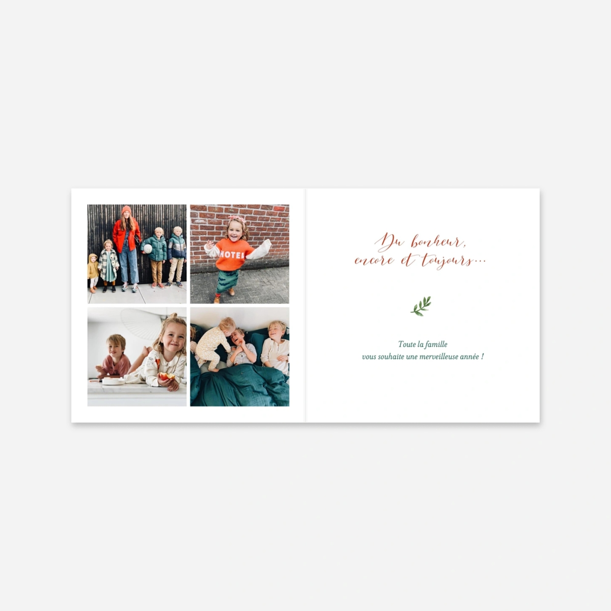 Carte de voeux Solstice d'hiver photo