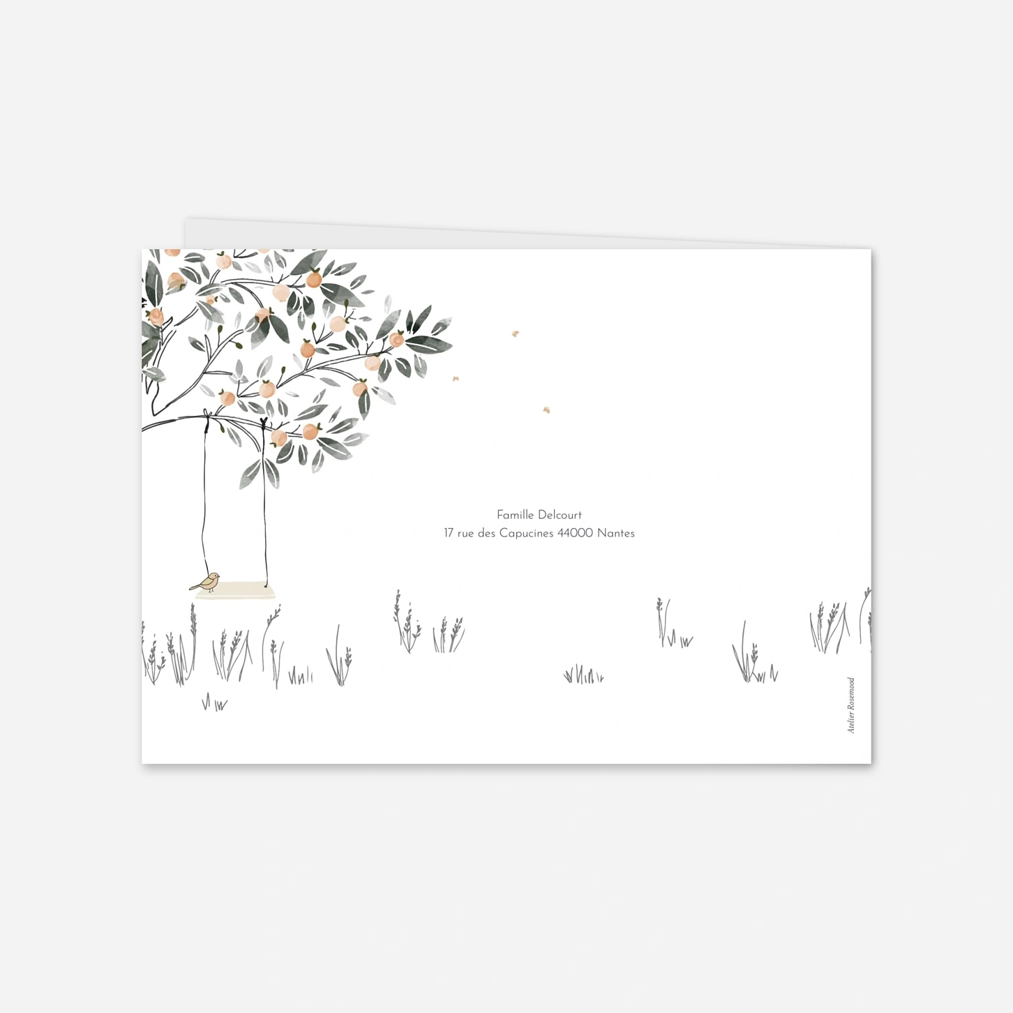 Faire-part naissance Summer family