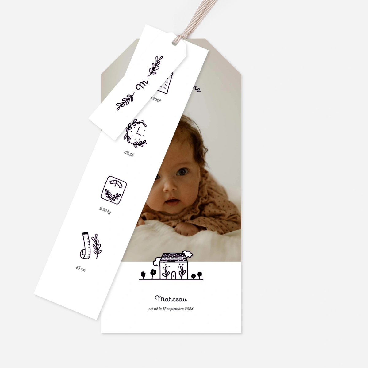 Faire-part naissance Sweet Home