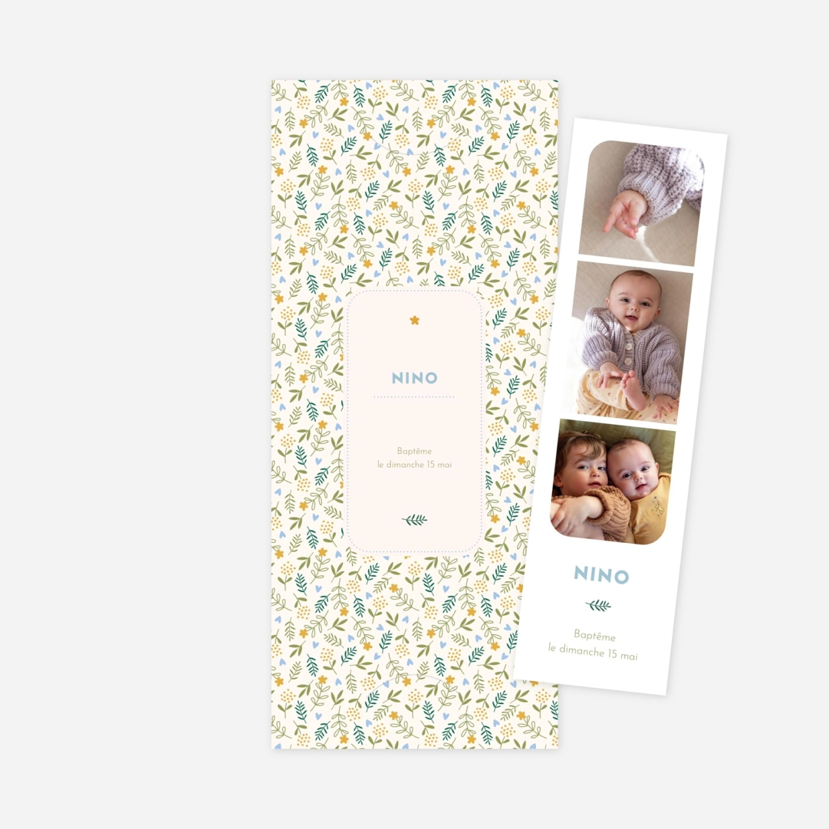 Faire-part baptême Sweet liberty