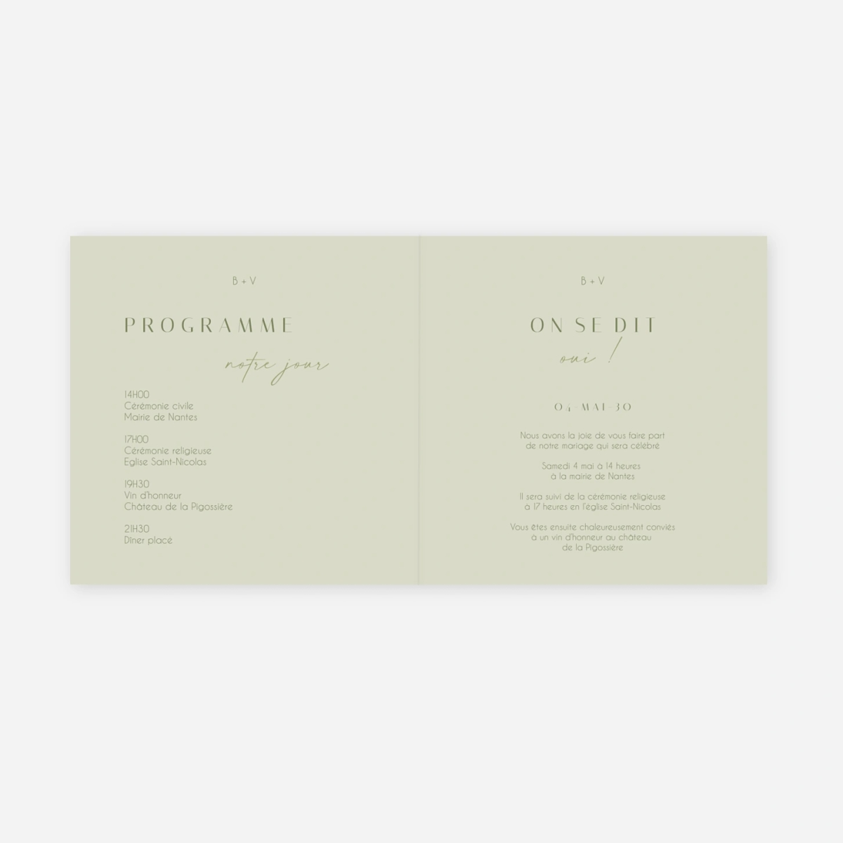 Faire-part mariage Tendre alliance