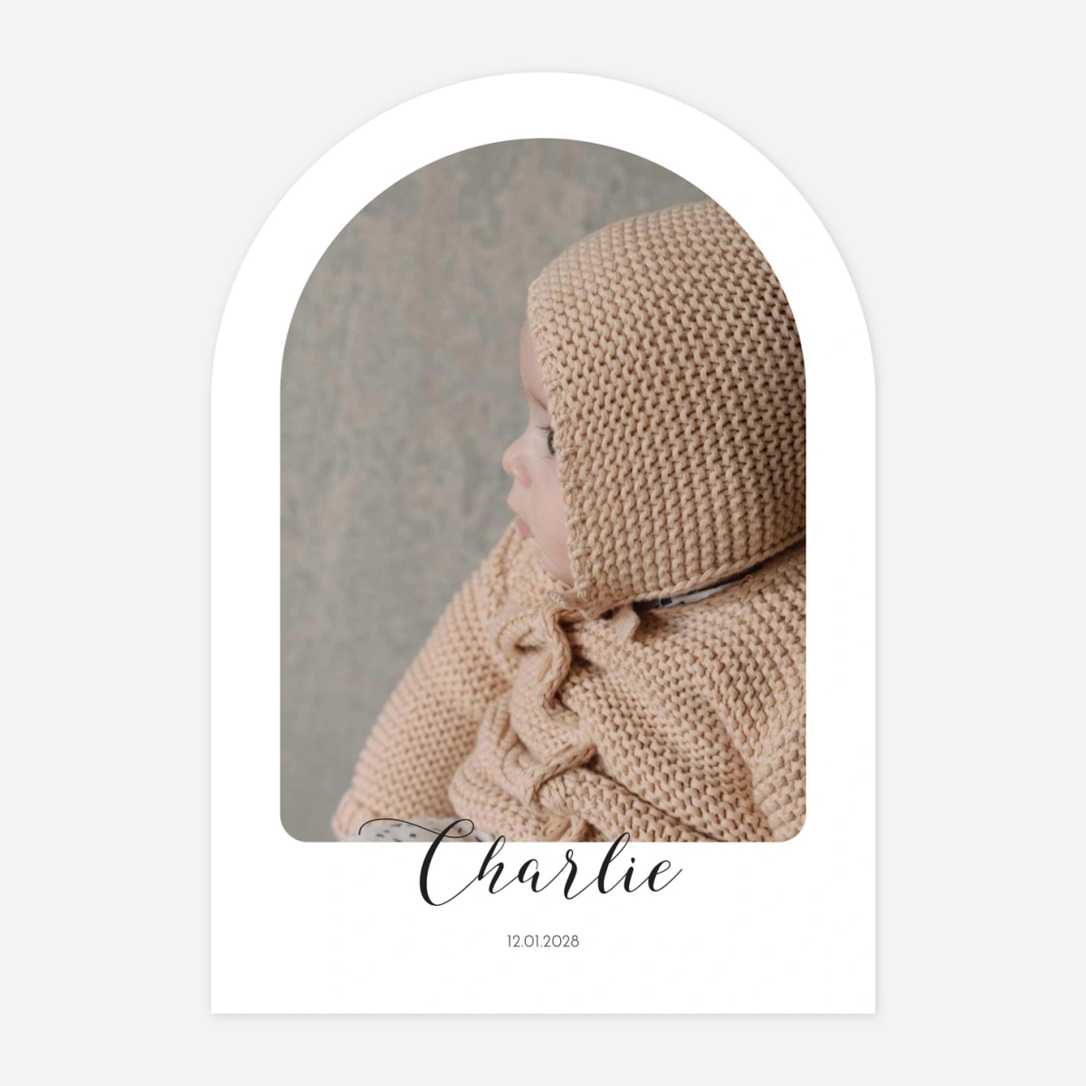 Faire-part naissance Tendre innocence