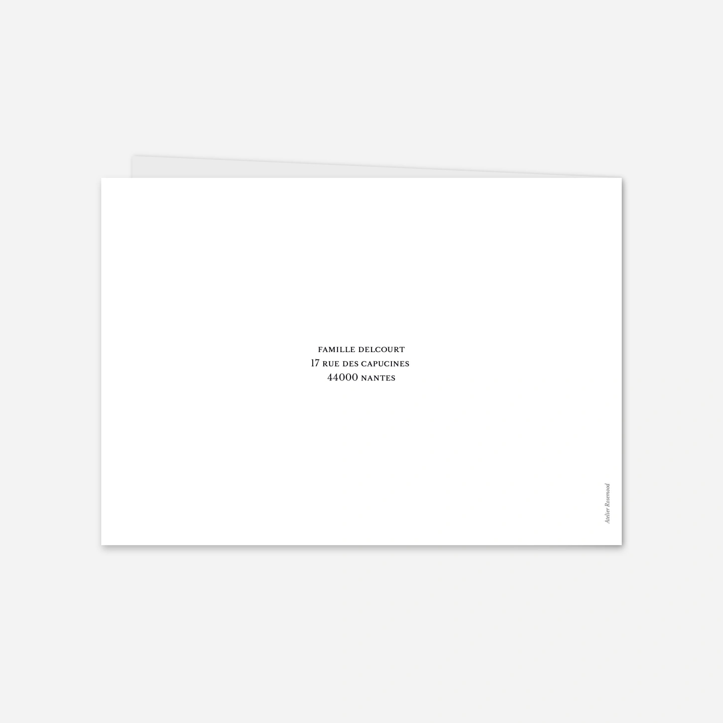 Faire-part naissance Douce poésie